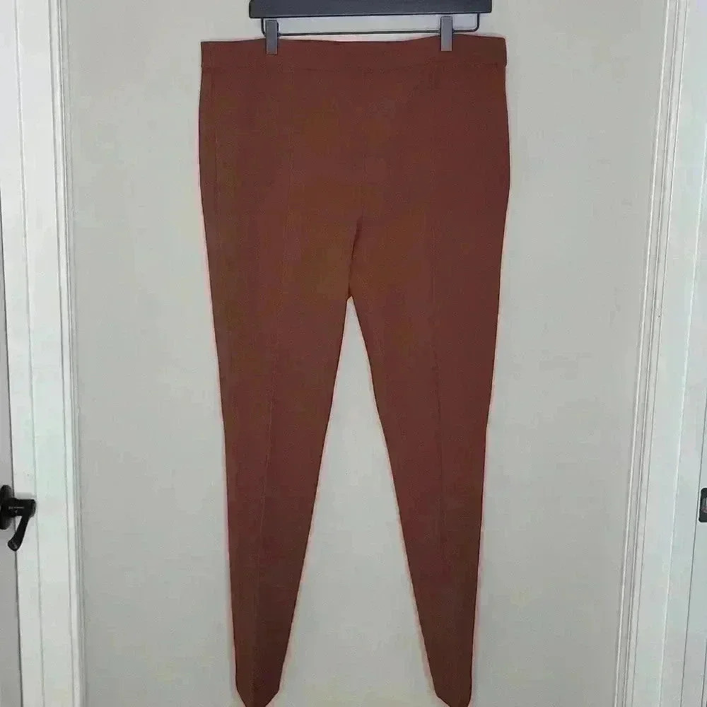 Ann Taylor Rust‎ Color  Side Zip Pants Size 12 T